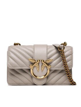 Pinko Pinko Sac à main Love Icon Mini Cl PE 23 PLTT 100059 A0GK Gris