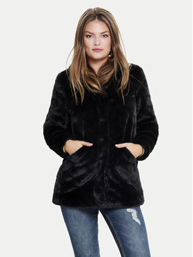 ONLY ONLY Szőrme Vida 15164600 Fekete Regular Fit