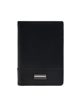 Tommy Hilfiger Tommy Hilfiger Liels vīriešu maks Th Corp Bifold AM0AM13248 Melns