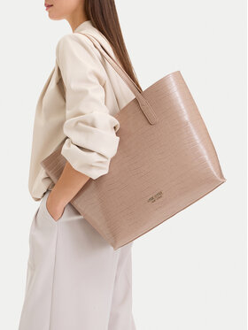 Nine West Nine West Ročna torba CEO-GENTLE GLAM-LDA9920 Temno bež