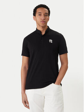 KARL LAGERFELD KARL LAGERFELD Polo 745022 562224 Melns Regular Fit