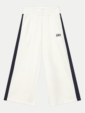 Gap Gap Donji dio trenerke 745910-00 Bijela Relaxed Fit