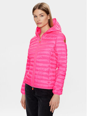 Save The Duck Save The Duck Kurtka puchowa D33620W FLUO16 Różowy Regular Fit