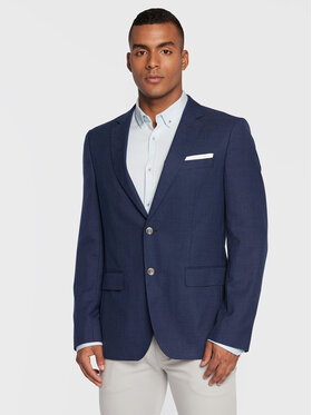 Boss Boss Švarkas H-Hutson-224 50481439 Tamsiai mėlyna Slim Fit