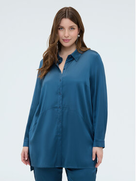Fiorella Rubino Fiorella Rubino Koszula 5045T001448N024 Turkusowy Regular Fit