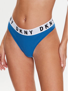 DKNY DKNY Kalhotky string DK4529 Modrá