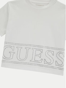 Guess T-shirt J4YI17 K6YW4 Bijela Boxy Fit