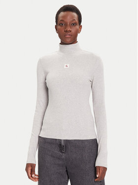 Calvin Klein Jeans Calvin Klein Jeans Golfas LV047D203G Pilka Slim Fit