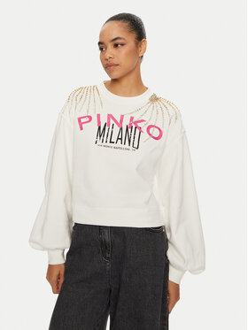 PINKO PINKO Bluzka 102827 A1LU Biały Regular Fit