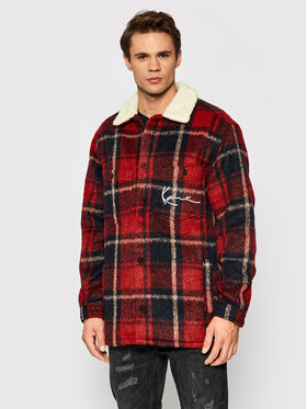 Karl Kani Karl Kani Преходно яке UNISEX Chest Signature 6071405 Червен Relaxed Fit