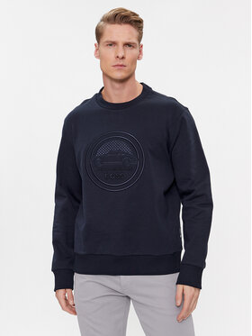 Boss Boss Bluză Soleri 280_PS 50507788 Bleumarin Relaxed Fit