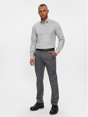 Calvin Klein Košulja K10K108426 Siva Slim Fit