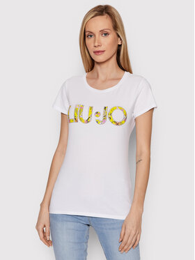 Liu Jo Liu Jo T-shirt VA2073 J5003 Bijela Regular Fit