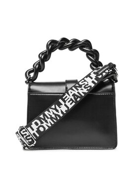 Tommy Jeans Torbica Item Flap Crossover AW0AW14828 Crna