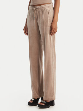 Juicy Couture Juicy Couture Спортивні штани Tina JCWBJ126327 Бежевий Straight Leg