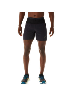Asics Asics Szorty sportowe ASICS Fujitrail Short Czarny Regular Fit
