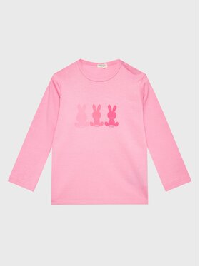 United Colors Of Benetton United Colors Of Benetton Μπλουζάκι 3I9WA1001 Ροζ Regular Fit