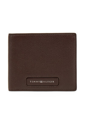 Tommy Hilfiger Tommy Hilfiger Portafoglio grande da uomo Th Monogram Cc And Coin AM0AM13252 Marrone