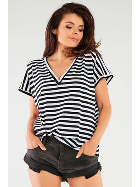 Infinite You Infinite You Bluzka M267 Czarny Basic Fit