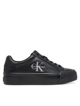 Calvin Klein Calvin Klein Sneakers Vulc Flatform Laceup Low Lth HW0HW03159 Negru