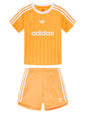 adidas adidas T-krekla un šortu komplekts Football JC6589 Dzeltens Regular Fit