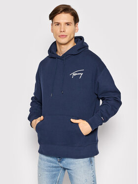 Tommy Jeans Tommy Jeans Džemperis Signature DM0DM12940 Tamsiai mėlyna Regular Fit