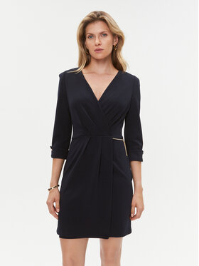 Rinascimento Rinascimento Φόρεμα κοκτέιλ CFC0019181002 Σκούρο μπλε Regular Fit