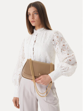 Calvin Klein Calvin Klein Дамска чанта Ck Convertible Chain Medium Bag LV04F3171G Бежов