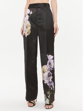 Ted Baker Ted Baker Spodnie materiałowe Nayaat 271678 Czarny Wide Leg