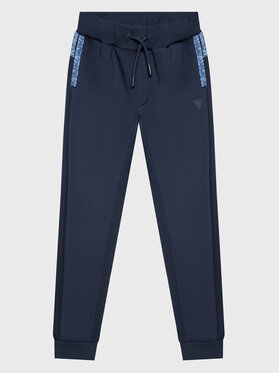 Guess Guess Pantaloni trening L3RQ15 JR06W Albastru Relaxed Fit