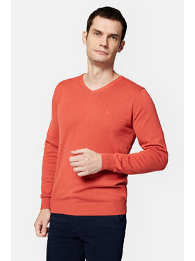 Lancerto Lancerto Sweter Anthony SW073223000053 Pomarańczowy Regular Fit