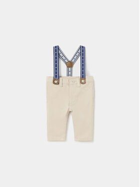 Mayoral Mayoral Текстилни панталони 2.515 Бежов Regular Fit
