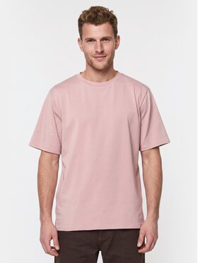 BASICLO BASICLO T-Shirt W-2031-0919 Różowy Oversize