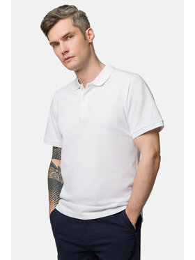 Lancerto Lancerto Polo Blake PO073123000014 Biały Regular Fit
