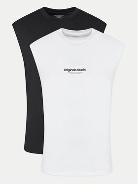 Jack & Jones Jack & Jones Set di canotte Vesterbro 12260785 Multicolore Oversize