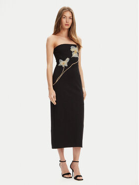 STAUD STAUD Koktejlové šaty Brooke R24F2171KP Čierna Slim Fit