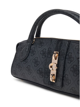Guess Guess Дамска чанта Yvonne Logo Mini HWSG23 78760 Тъмносив