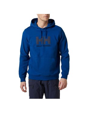 Helly Hansen Helly Hansen Bluza Helly Hansen Logo Hoodie Granatowy Regular Fit