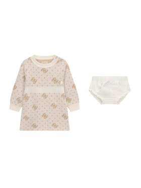 Guess Guess Trikotāžas kleita A6BK02 Z1313 Bēšs Regular Fit