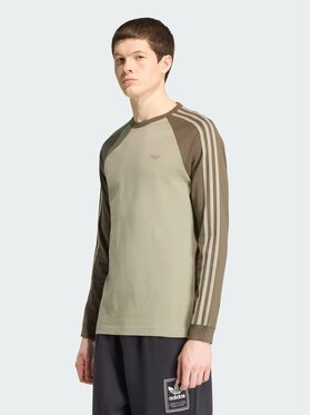 adidas adidas Longsleeve 159298 Zielony Regular Fit