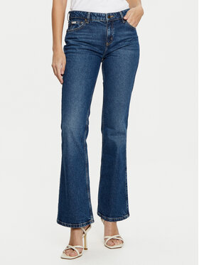 Guess Guess Jeansy W5RA1S D5M44 Tmavomodrá Regular Fit