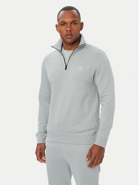 BOSS BOSS Svetr Zetrust 50468926 Světle šedá Regular Fit