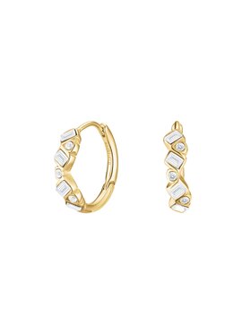 Rosefield Rosefield Kolczyki Playful Diamonds Złoty