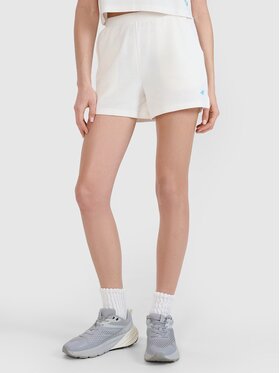 4F 4F Szorty 4FWSS25TSHOF531-11S Biały Regular Fit