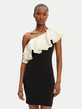 Eleh Eleh Abito da cocktail ESS250260 Nero Regular Fit