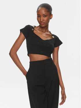 PINKO Pinko Μπλουζάκι Hoodia 102882 A1LK Μαύρο Slim Fit