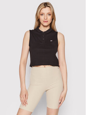 Tommy Jeans Tommy Jeans Polo DW0DW12532 Czarny Regular Fit