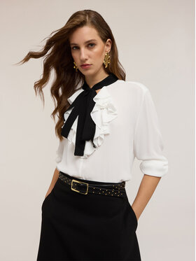 Motivi Motivi Blusa 2732Q001894N011 Bianco Regular Fit