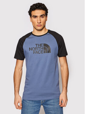The North Face The North Face T-shirt Raglan Easy NF0A37FV Plava Regular Fit