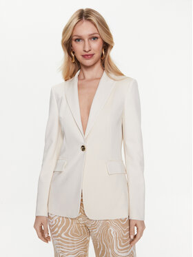 Pinko Pinko Švarkas Signum 100254 A0IG Écru Regular Fit